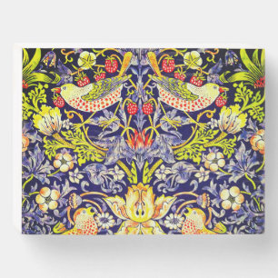 Strawberry Thief Birds William Morris Wooden Box Sign