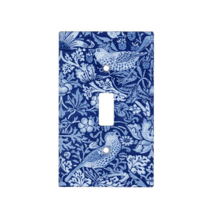 Strawberry Thief Blue Monotone, William Morris Light Switch Cover