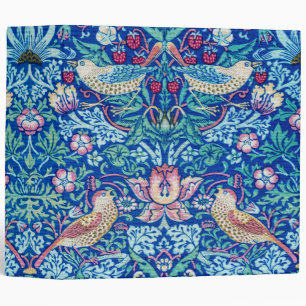 Strawberry Thief Blue, William Morris 3 Ring Binde 3 Ring Binder