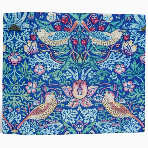 Strawberry Thief Blue William Morris 3 Ring Binde 3 Ring Binder