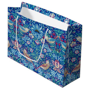 Strawberry Thief Blue, William Morris Gift Bag