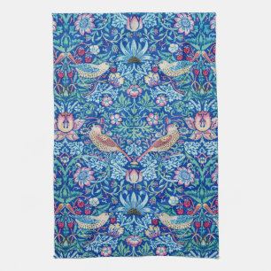 Strawberry Thief Blue, William Morris Kitchen Towe Kitchen Towel