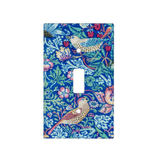 Strawberry Thief Blue, William Morris Light Switch Cover