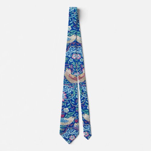 Strawberry Thief Blue William Morris Neck Tie