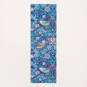 Strawberry Thief Blue, William Morris Yoga Mat