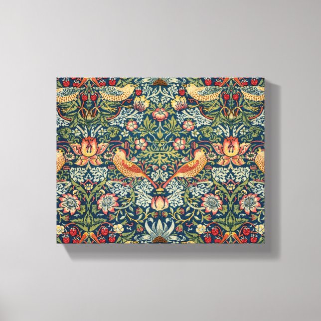 Strawberry Thief by William Morris Canvas Print (Front)