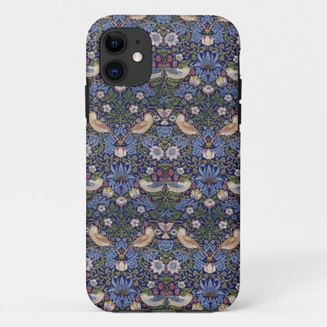 Strawberry Thief by William Morris Case-Mate iPhone Case (Back)