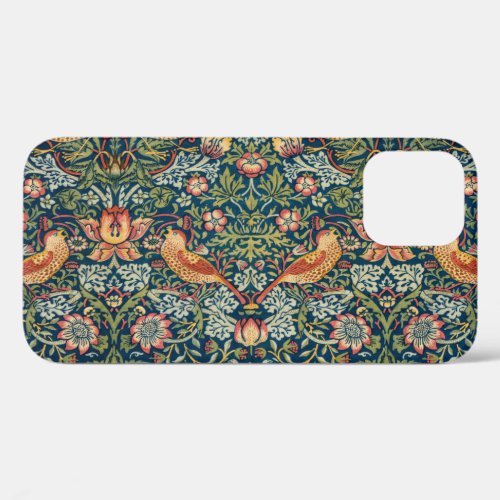 Strawberry Thief by William Morris iPhone 12 Case