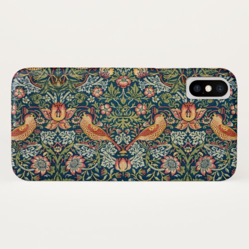 Strawberry Thief by William Morris iPhone XS Case