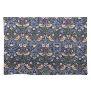 Strawberry Thief by William Morris Cloth Placemat