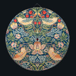 Strawberry Thief (by William Morris) Dart Board<br><div class="desc">This design is based on a pattern created by British designer William Morris (1834–1896), who is especially well known and regarded for his association with the Arts and Crafts Movement. Strawberry Thief is one of William Morris' most popular repeating designs for textiles. The pattern takes as its subject the thrush...</div>