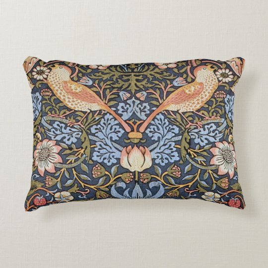 strawberry thief pillow