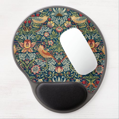 Strawberry Thief by William Morris Gel Mouse Pad