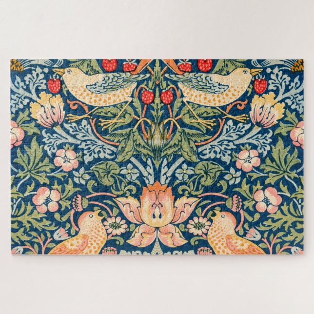 Strawberry Thief (by William Morris) Jigsaw Puzzle (Horizontal)
