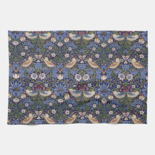 Strawberry Thief by William Morris Kitchen Towel