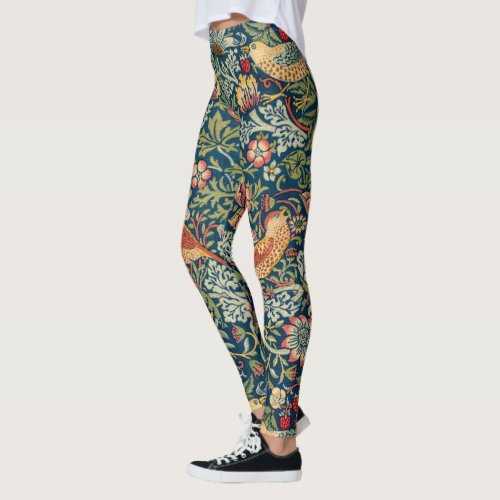 Strawberry Thief by William Morris Leggings