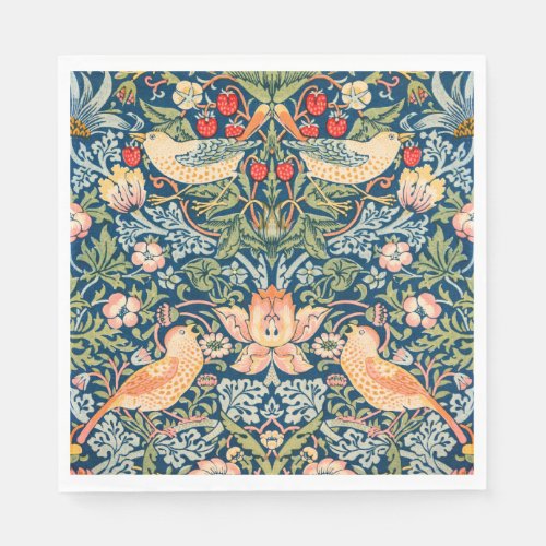 Strawberry Thief by William Morris Napkins