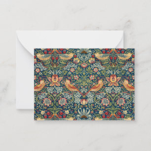Strawberry Thief by William Morris Note Card