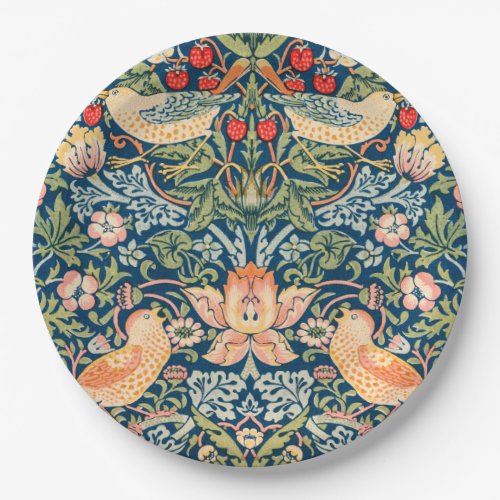 Strawberry Thief by William Morris Paper Plates