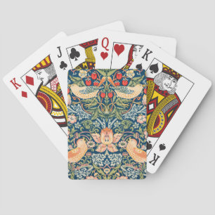 Strawberry Thief (by William Morris) Poker Cards