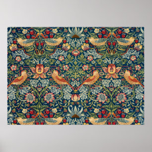 Strawberry Thief by William Morris Poster