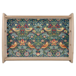 Strawberry Thief by William Morris Serving Tray