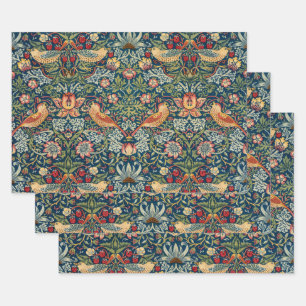 Strawberry Thief by William Morris Wrapping Paper Sheets