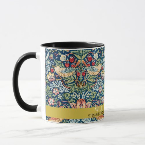 Strawberry thief _ Design of William Morris Mug