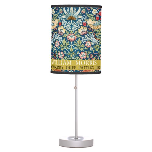 Strawberry thief _ Design of William Morris Table Lamp
