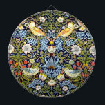 Strawberry Thief, famous pattern, Dart Board<br><div class="desc">William Morris: Strawberry Thief,  popular vintage design.</div>