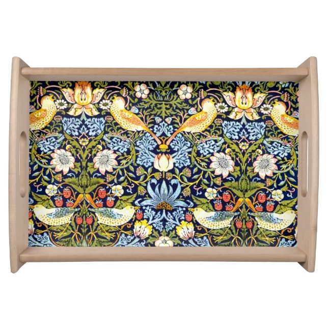 Strawberry Thief, famous pattern, Serving Tray (Front)