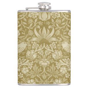 Strawberry Thief Gold, William Morris Flask