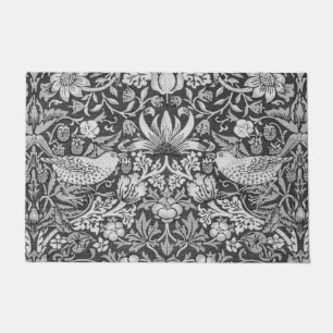 Strawberry Thief Gray, William Morris Doormat