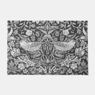 Strawberry Thief Gray, William Morris Doormat