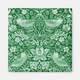 Strawberry Thief Green, William Morris Magnet