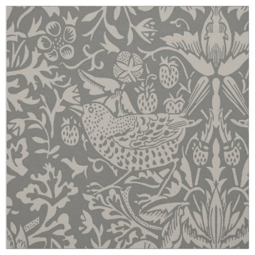 STRAWBERRY THIEF IN STORMY DAY _ WILLIAM MORRIS FABRIC