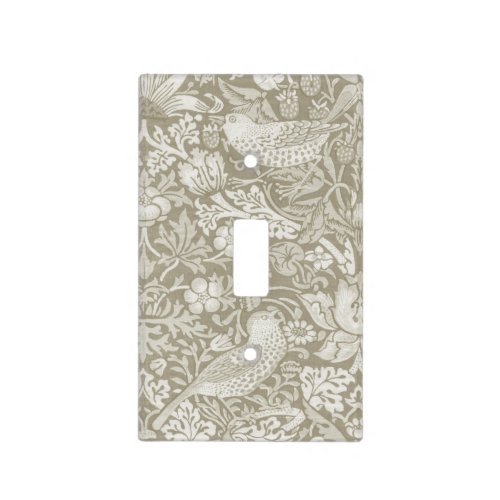 Strawberry Thief Ivory William Morris Light Switch Cover