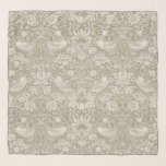 Strawberry Thief Ivory, William Morris Scarf<br><div class="desc">William Morris (24 March 1834 – 3 October 1896) was a British textile designer, poet, novelist, translator, and socialist activist associated with the British Arts and Crafts Movement. He was a major contributor to the revival of traditional British textile arts and methods of production. His literary contributions helped to establish...</div>