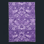 Strawberry Thief Purple, William Morris Kitchen Towel<br><div class="desc">William Morris (24 March 1834 – 3 October 1896) was a British textile designer, poet, novelist, translator, and socialist activist associated with the British Arts and Crafts Movement. He was a major contributor to the revival of traditional British textile arts and methods of production. His literary contributions helped to establish...</div>