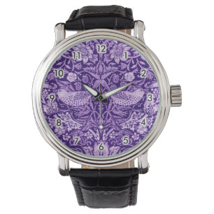 Strawberry Thief Purple, William Morris Watch