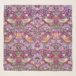 Strawberry Thief Red, William Morris Scarf<br><div class="desc">William Morris (24 March 1834 – 3 October 1896) was a British textile designer, poet, novelist, translator, and socialist activist associated with the British Arts and Crafts Movement. He was a major contributor to the revival of traditional British textile arts and methods of production. His literary contributions helped to establish...</div>