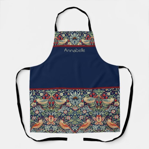 Strawberry Thief William Morris Apron