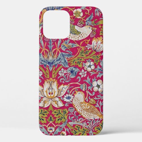 Strawberry Thief William Morris iPhone 12 Case