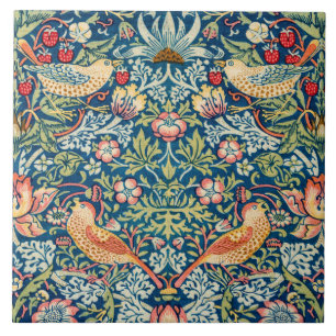 Strawberry Thief, William Morris Ceramic Tile