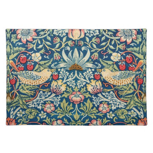 Strawberry Thief William Morris Cloth Placemat