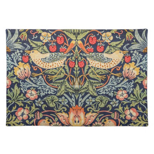 Strawberry Thief William Morris Cloth Placemat