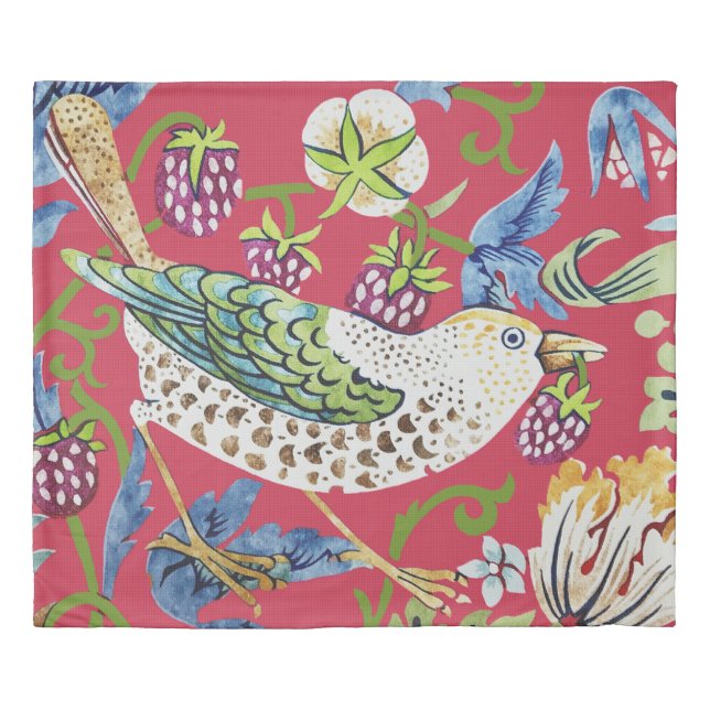 Strawberry Thief William Morris Duvet Cover (Front)