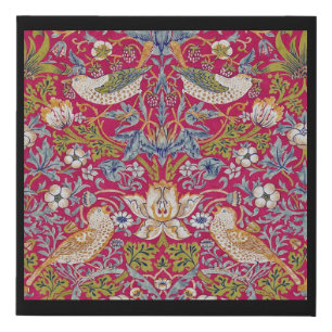 Strawberry Thief, William Morris Faux Canvas Print