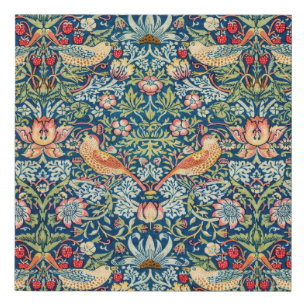Strawberry Thief, William Morris Faux Canvas Print