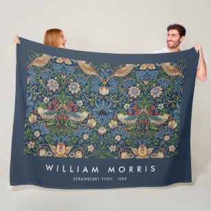 Strawberry Thief William Morris Fleece Blanket